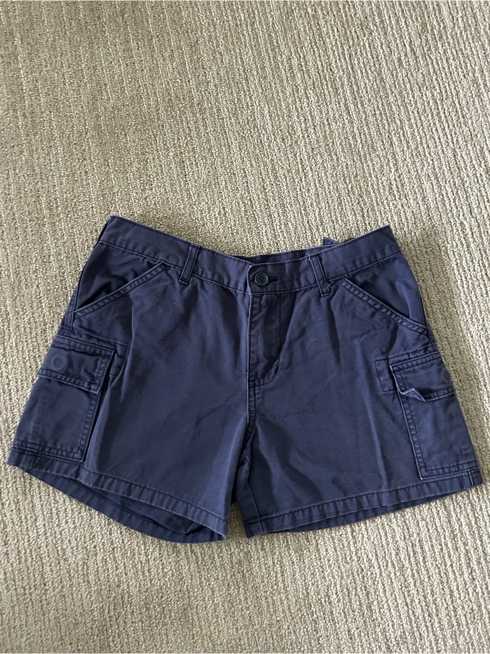 Wendy Navy Blue Cargo Shorts Brandy Melville